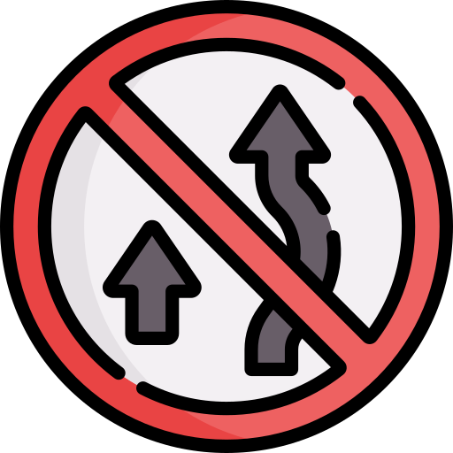 No overtaking